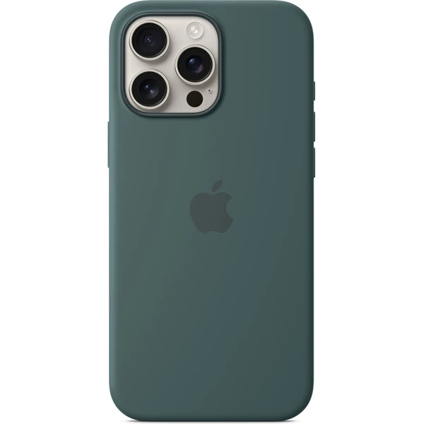 Apple silikonový kryt s MagSafe na iPhone 16 Pro Max jezerně zelený - Pouzdra - Obrázek 5959000L01