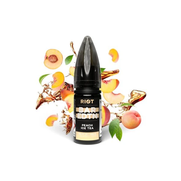 Riot BAR EDTN Salt Ledový broskvový čaj 10ml (5mg) - E-liquidy - Obrázek 595a1543fa63408fa1c31b0d611f76cf
