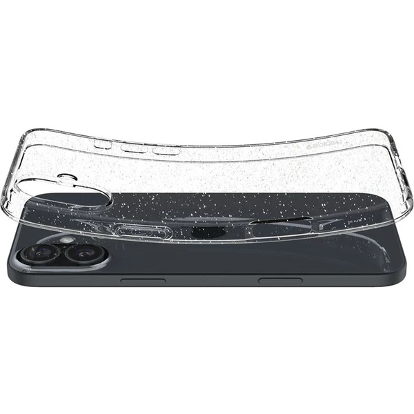 Spigen Liquid Crystal Glitter kryt iPhone 16 crystal quartz - Pouzdra - Obrázek 595b6a56cbf049c2810bb2af7eb1aea9
