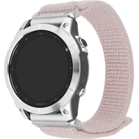 FIXED Nylon Sporty Strap řemínek pro Garmin QuickFit (22mm) růžově zlatý - Řemínky