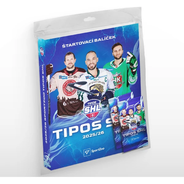 Hokejové karty SportZoo Tipos SHL 2025/26 Startovací balíček - Hokejové karty - Obrázek 596R000K01