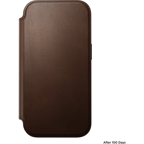 Nomad Modern Leather Folio MagSafe kožené pouzdro iPhone 18 Pro Brown - Pouzdra - Obrázek 5972f242615241a0ae4fe48dd2ded572