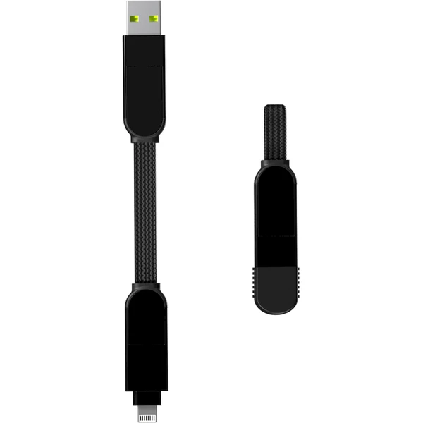 Rolling Square inCharge X 6v1 napájecí kabel 100W 0,14m černý - Kabely a redukce - Obrázek 598K000K01