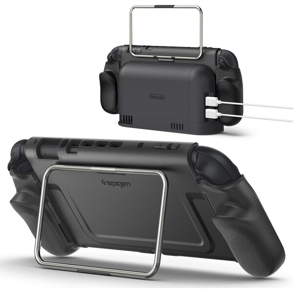 Spigen Dual Grip Pro pouzdro Nintendo Switch 2 černé - Smarty.cz