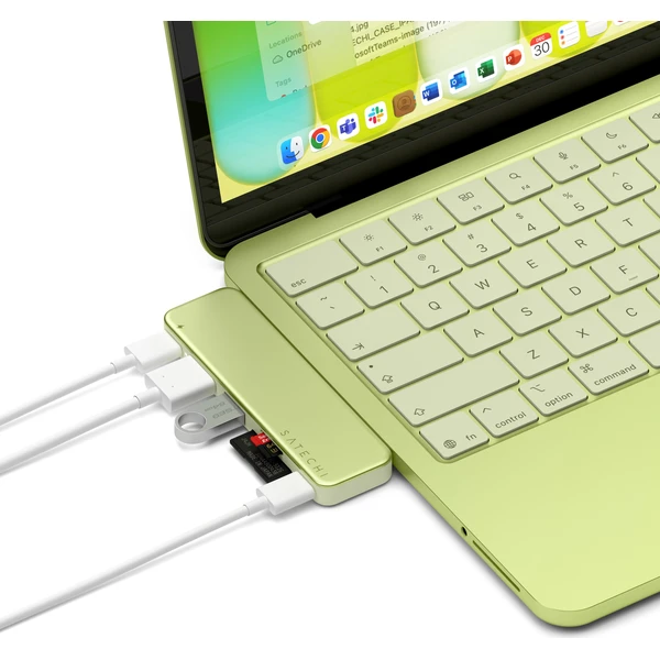 Satechi USB-C Snap Hub (MacBook Neo) citrusově žlutý - USB huby - Obrázek 599f69cf6a8f46849a00f1ae6663b776