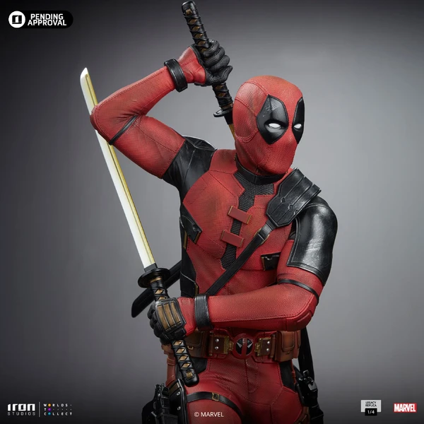 Socha Iron Studios Legacy Replica 1/4 Deadpool & Wolverine - Deadpool - Sochy a sošky - Obrázek 59M7000J01