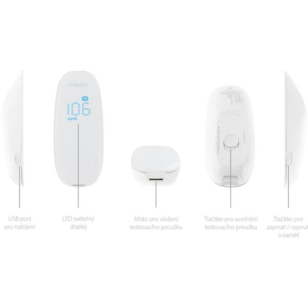 iHealth GLUCO+ BG5S Lite chytrý glukometr - Senzory - Obrázek 59ZY600301