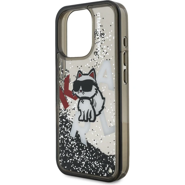 Karl Lagerfeld Liquid Glitter Scattered Choupette kryt iPhone 16 Pro Max černý - Pouzdra - Obrázek 59d1ec658df14ae7b7ccb023170e5fe8