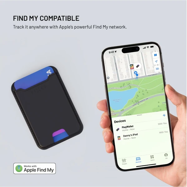 FIXED MagWallet MagSafe peněženka s lokátorem a Find My, černá - Peněženky - Obrázek 59d4a70eeb7246039f94d4595a894073