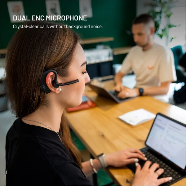 FIXED Talk Pro Bluetooth headset s ENC a otevřenou konstrukcí, černý - Handsfree - Obrázek 59fb71c3dff242c19886d505deebaa56