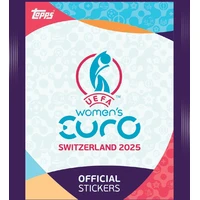 Topps fotbalové samolepky UEFA EURO Women 2025 Sticker Packet - Sběratelské karty a nálepky