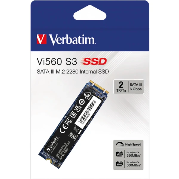 VERBATIM SSD Vi560 S3 M.2 2TB SATA III - SSD disky - Obrázek 5A63000O01