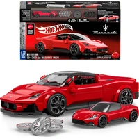 Mattel Brick Shop sestavitelný model Hot Wheels - Maserati MC20 (Speed series) - Stavebnice