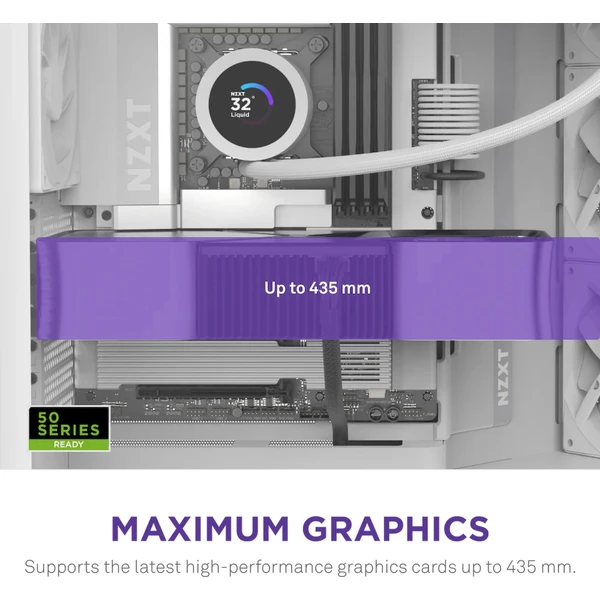 NZXT H9 Flow bílá - Počítačové skříně - Obrázek 5A7K000K01