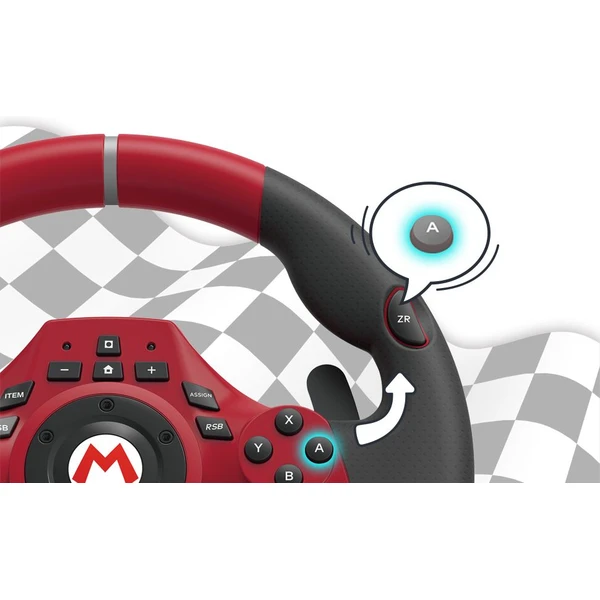 Hori Mario Kart Racing Wheel Pro Deluxe (NSW/NSW2) - Volanty - Obrázek 5A9K000K01
