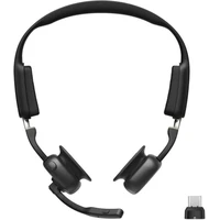 Shokz OpenMeet UC Bluetooth sluchátka před uši s adaptérem USB-C černá - Sluchátka