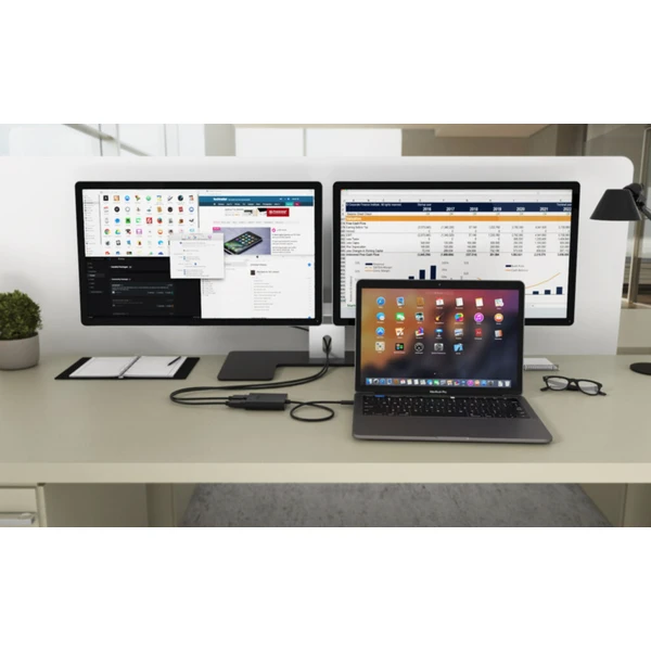 i-tec USB-C/2x HDMI redukce černá - Kabely a redukce - Obrázek 5CAS100501
