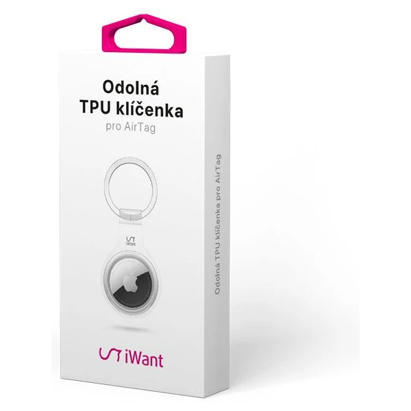 iWant AirTag TPU klíčenka čirá - Pouzdra - Obrázek 5CP4700301