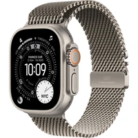 Apple Watch Ultra 3 (2025) 49mm Přírodní titan s přírodně titanovým milánským tahem L - Chytré hodinky