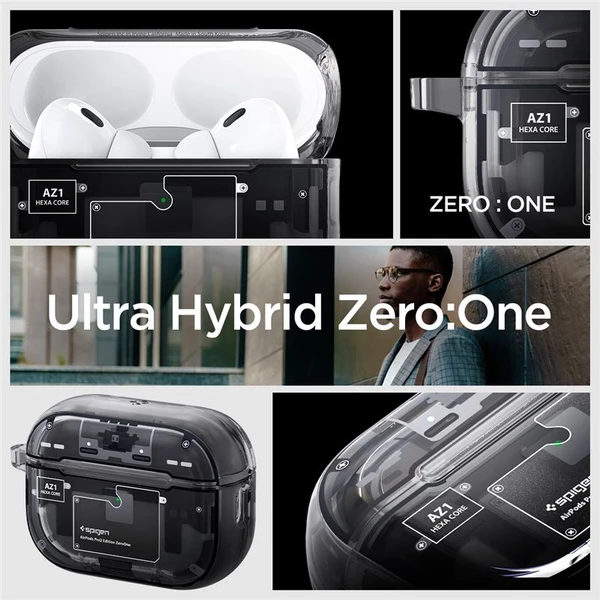 Spigen Ultra Hybrid pouzdro Apple AirPods Pro 2. gen. zero one - Pouzdra - Obrázek 5E66000N01