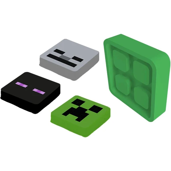 PIXIE CREW & MINECRAFT odznáček s reflexním prvkem - Odznáčky a placky - Obrázek 5EJE000K01