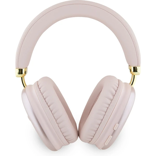 Guess PU Leather 4G Triangle Logo Bluetooth Stereo Headphone růžové - Sluchátka - Obrázek 5ER2000N01