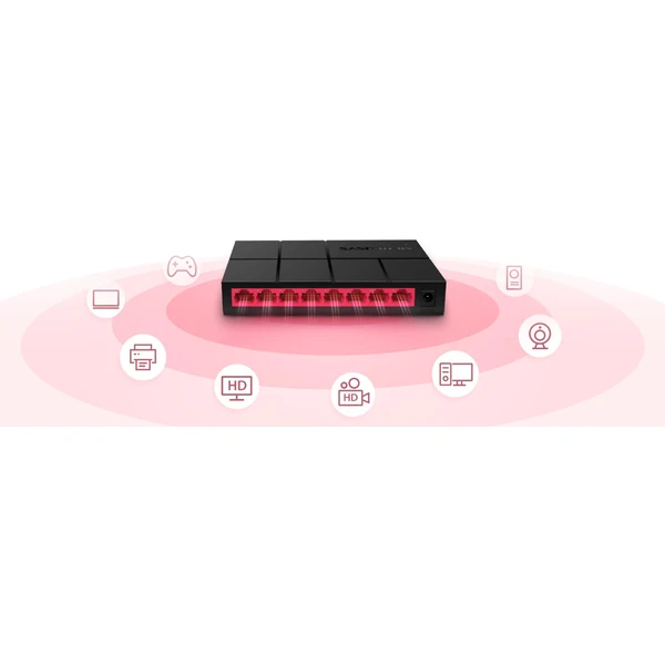 Mercusys MS108G switch - Switche - Obrázek 5ER7300401
