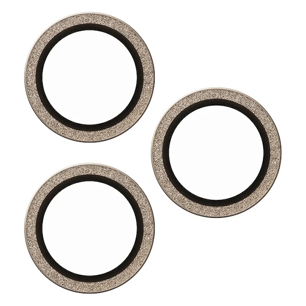 PanzerGlass® SAFE Camera Apple iPhone 16 Pro/15 Pro/16 Pro Max/15 Pro Max třpytivě zlaté HoOps™ - Ochranné folie a skla - Obrázek 5F08000P01