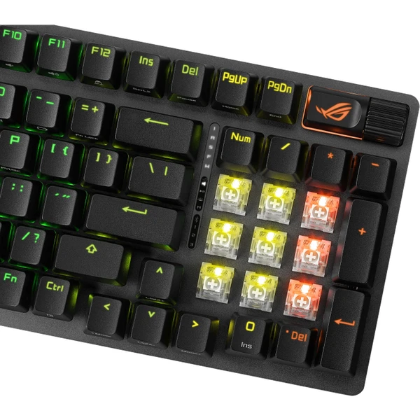 ASUS ROG Strix Scope II 96 bezdrátová herní klávesnice (US) (RX SNOW) černá - Klávesnice - Obrázek 5G77000701