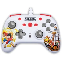 Drátový herní ovladač Konix pro Nintendo Switch a PC - One Piece bílý - Herní ovladače
