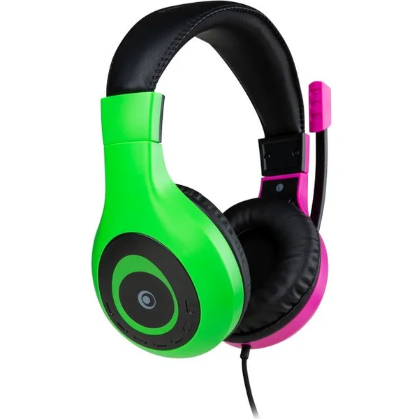 Headset Bigben Wired Stereo Pink + Green (Switch) - Sluchátka - Obrázek 5GQMF00101