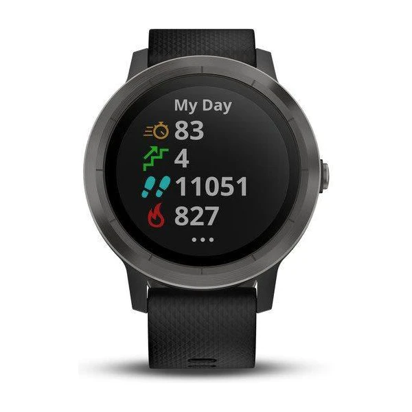 Garmin vívoActive3 Optic chytré hodinky PVD šedé/černý pásek - Chytré hodinky - Obrázek 5GRN000101