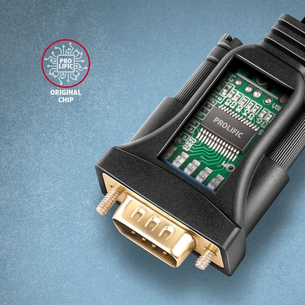 AXAGON USB-A/COM(DE-9) redukce 1,5m černá - Kabely a redukce - Obrázek 5GS6000701