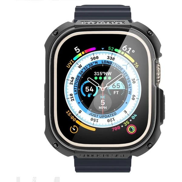 Spigen Tough Armor kryt Apple Watch Ultra 3/2/1 (49mm) černý - Pouzdra - Obrázek 5HO0000701