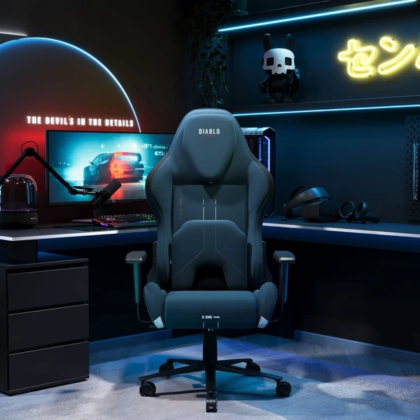 Diablo X.One Prime Normal Size herní židle tmavě modrá - Židle - Obrázek 5ICG000K01