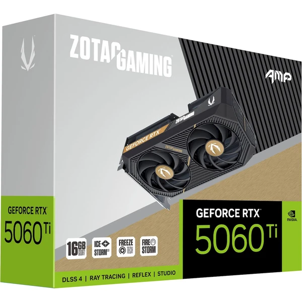 ZOTAC NVIDIA GeForce RTX 5060 Ti AMP 16GB GDDR7 - Grafické karty - Obrázek 5ILI000K01
