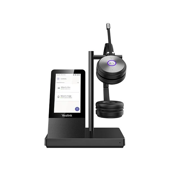 Yealink WH66 Dual DECT základna s dotykovým LCD - Sluchátka - Obrázek 5JNWF00101