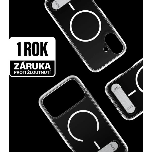 PanzerGlass® CARE Kickstand kryt s MagSafe Apple iPhone 17 stříbrný/bílý - Pouzdra - Obrázek 5KDH000K01