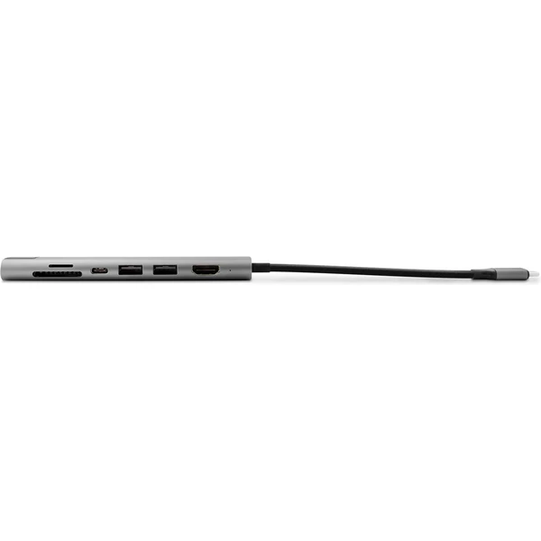 iWant by Epico 7v1 multimediální hub 8K s USB-C vesmírně šedý - USB huby - Obrázek 5KEK000K01