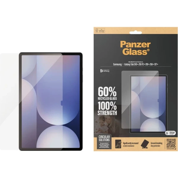 PanzerGlass® Ultra-Wide Fit sklo Samsung Galaxy Tab S10+/S9 FE+/S9+/S8+/S7+ čiré - Ochranné folie a skla - Obrázek 5KPE000N01