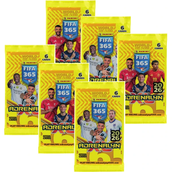 Panini FIFA 365 2025/2026 Adrenalyn - plechová krabička (hranatá) - Fotbalové karty - Obrázek 5L3J000K01