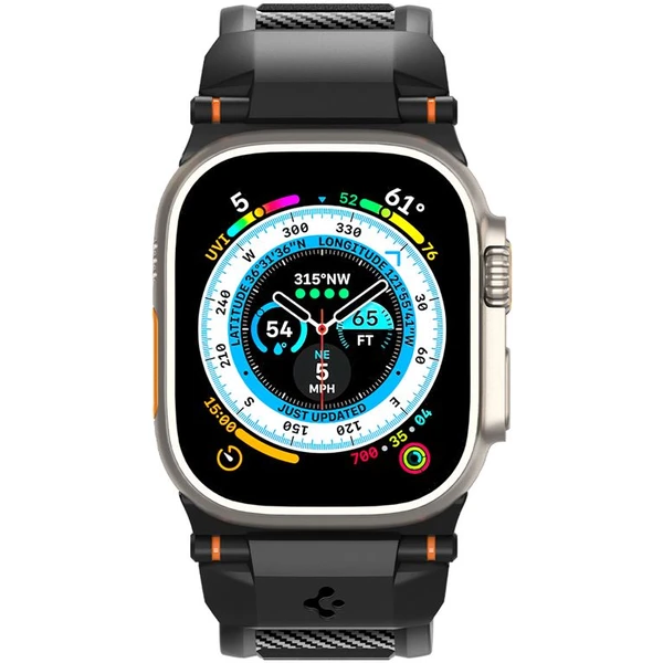 Spigen Rugged Ultra Band řemínek Apple Watch 49/46/45/44/42mm matně černý - Řemínky - Obrázek 5LA1000P01