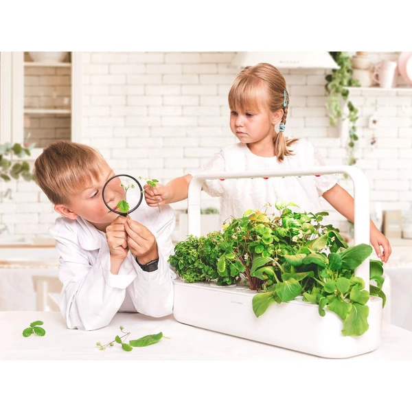 Click and Grow Smart Garden 9 chytrý květináč + 9ks kapslí se semínky bílý - Květináče - Obrázek 5LEQ000401