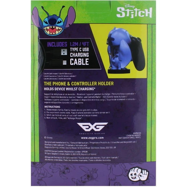 EXG Cable Guys Lilo & Stitch - Classic Stitch - Figurky - Obrázek 5M0O100501