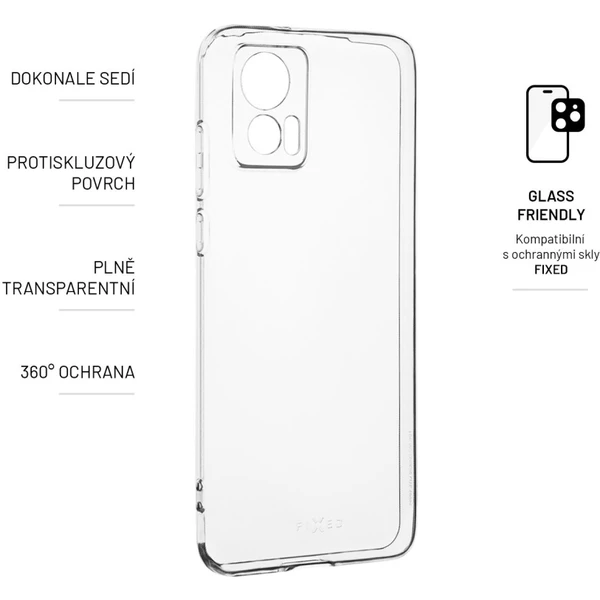 FIXED TPU kryt Motorola Moto Edge 30 Neo čiré - Pouzdra - Obrázek 5M62G00101