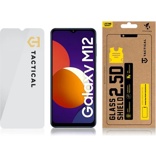 Tactical Glass Shield 2.5D sklo pro Samsung Galaxy M12/A32 5G/A12/A02s - Ochranné folie a skla - Obrázek 5MAN100501