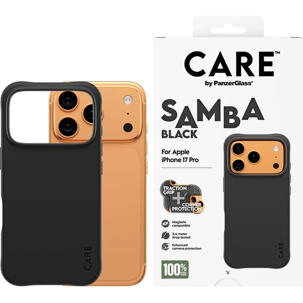 PanzerGlass® CARE Samba kryt s MagSafe Apple iPhone 17 Pro Black - Pouzdra - Obrázek 5MDH000K01
