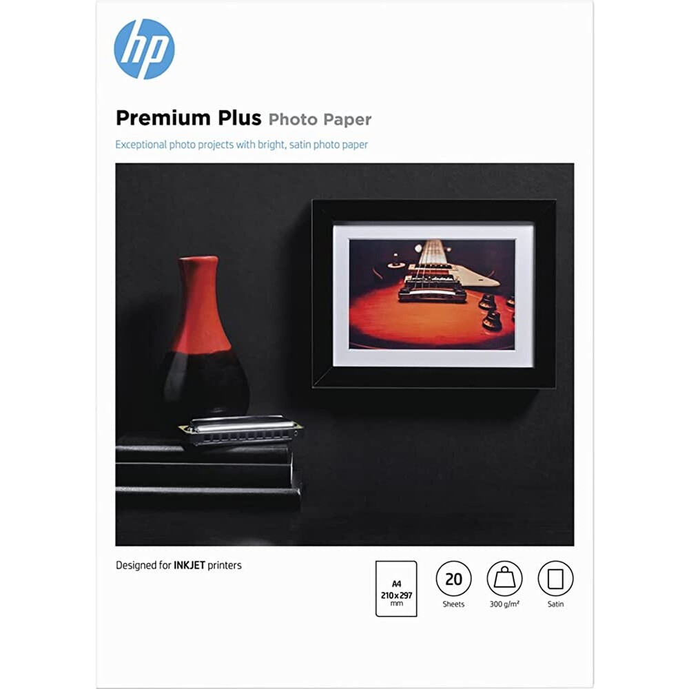 HP Premium Plus Semi-gloss Photo Paper 20 listů/A4/210 x 297 mm