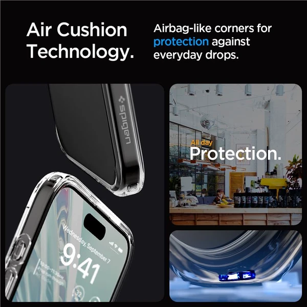 Spigen Ultra Hybrid kryt iPhone 15 Pro Max průhledný - Pouzdra - Obrázek 5NW8000601