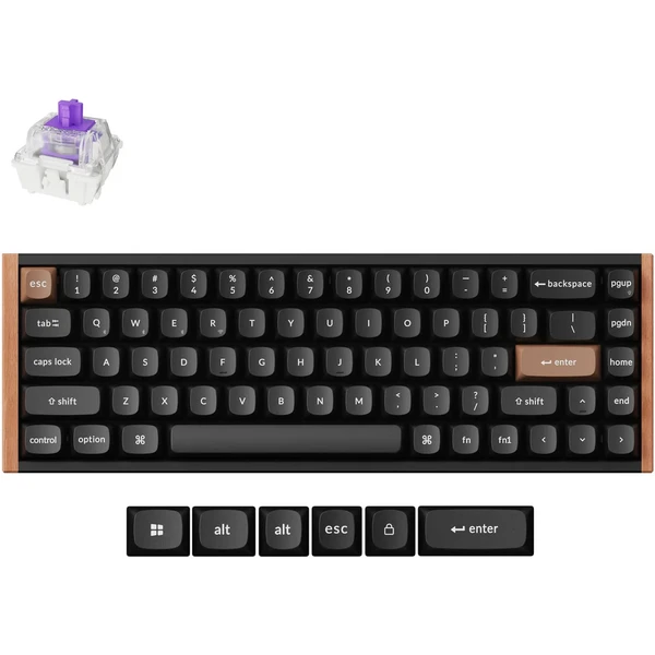 Keychron K6 HE herní klávesnice (US) černá - Klávesnice - Obrázek 5OIG000K01